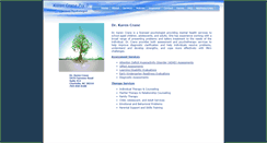 Desktop Screenshot of drkarencrane.com